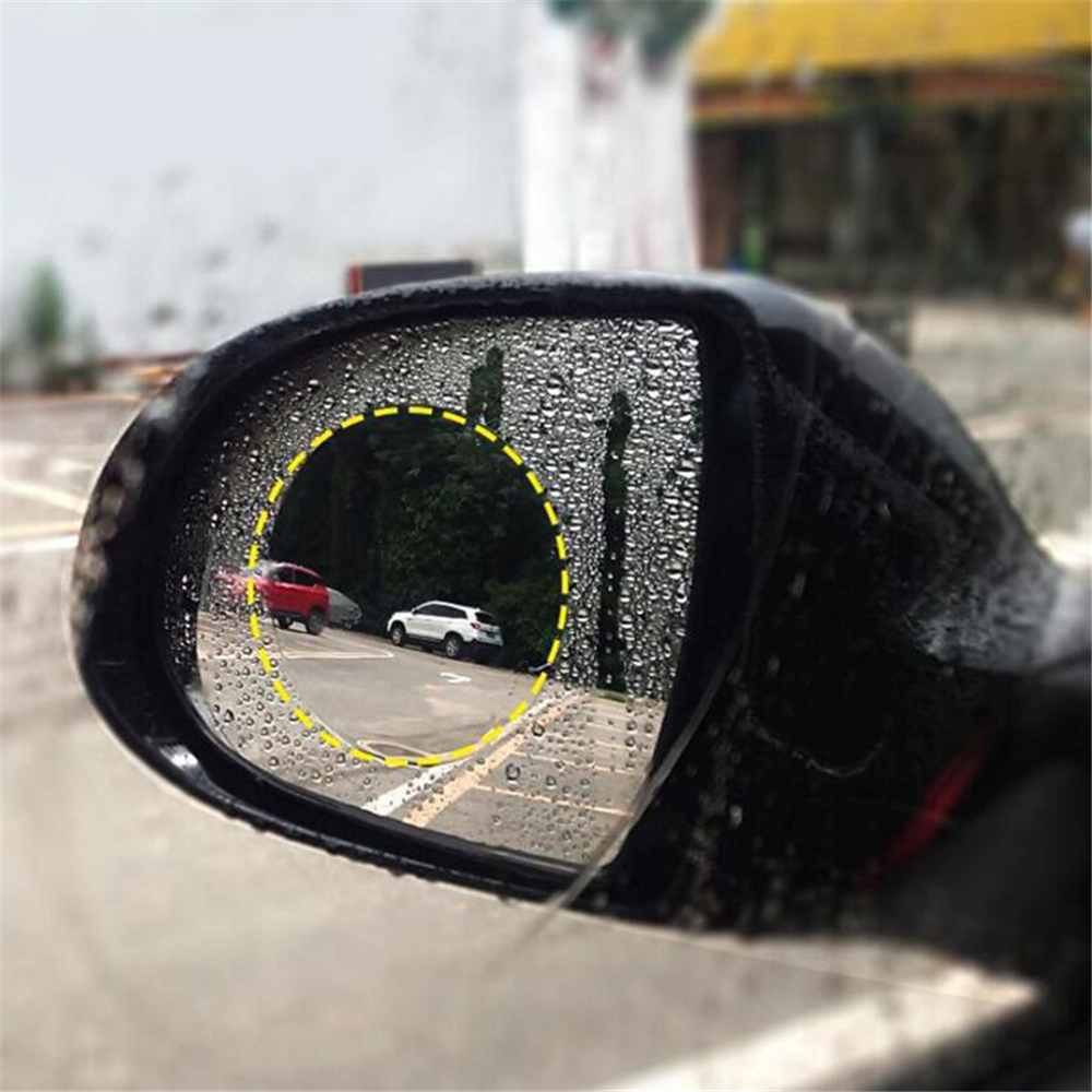 Car Rearview Mirror Water-Resist Protective Membrane Anti-Fog Anti-Glare Sticker